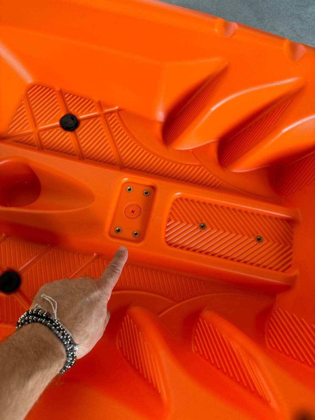 canoa GIL 2.0 Big Mama Kayak canoa monoposto da 254 cm + seggiolino + pagaia - giallo