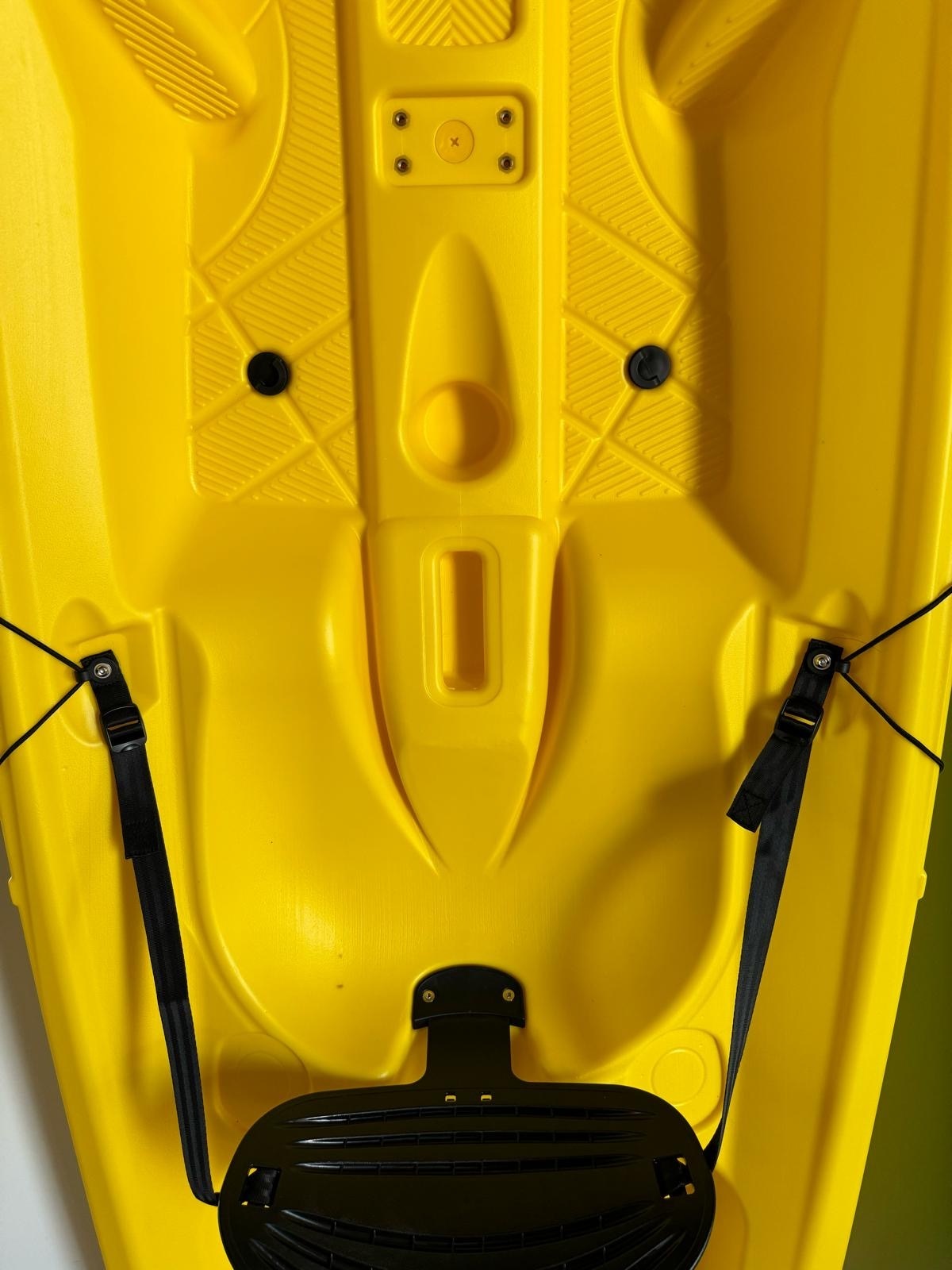 canoa GIL 2.0 Big Mama Kayak canoa monoposto da 254 cm + seggiolino + pagaia - giallo