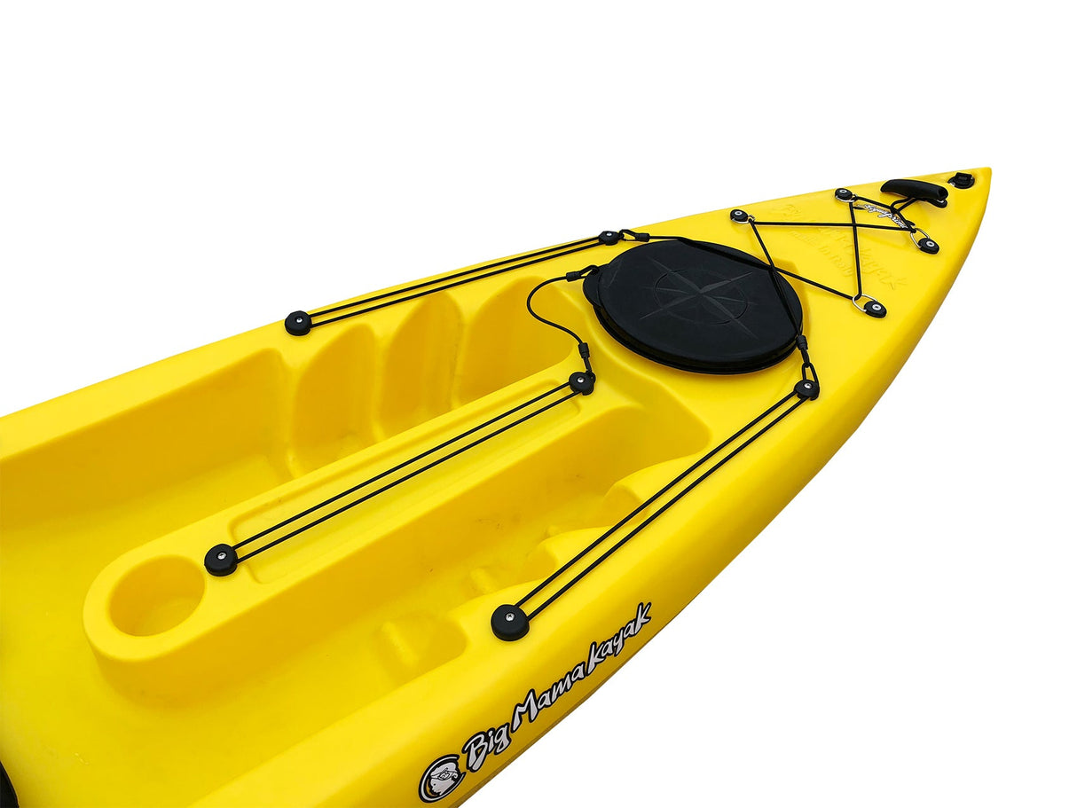 Kayak posto singolo acquaprima Big Mama Kayak - canoa da 310 cm + 2 gavone + 1 pagaia + 1 seggiolino (full pack) - verde