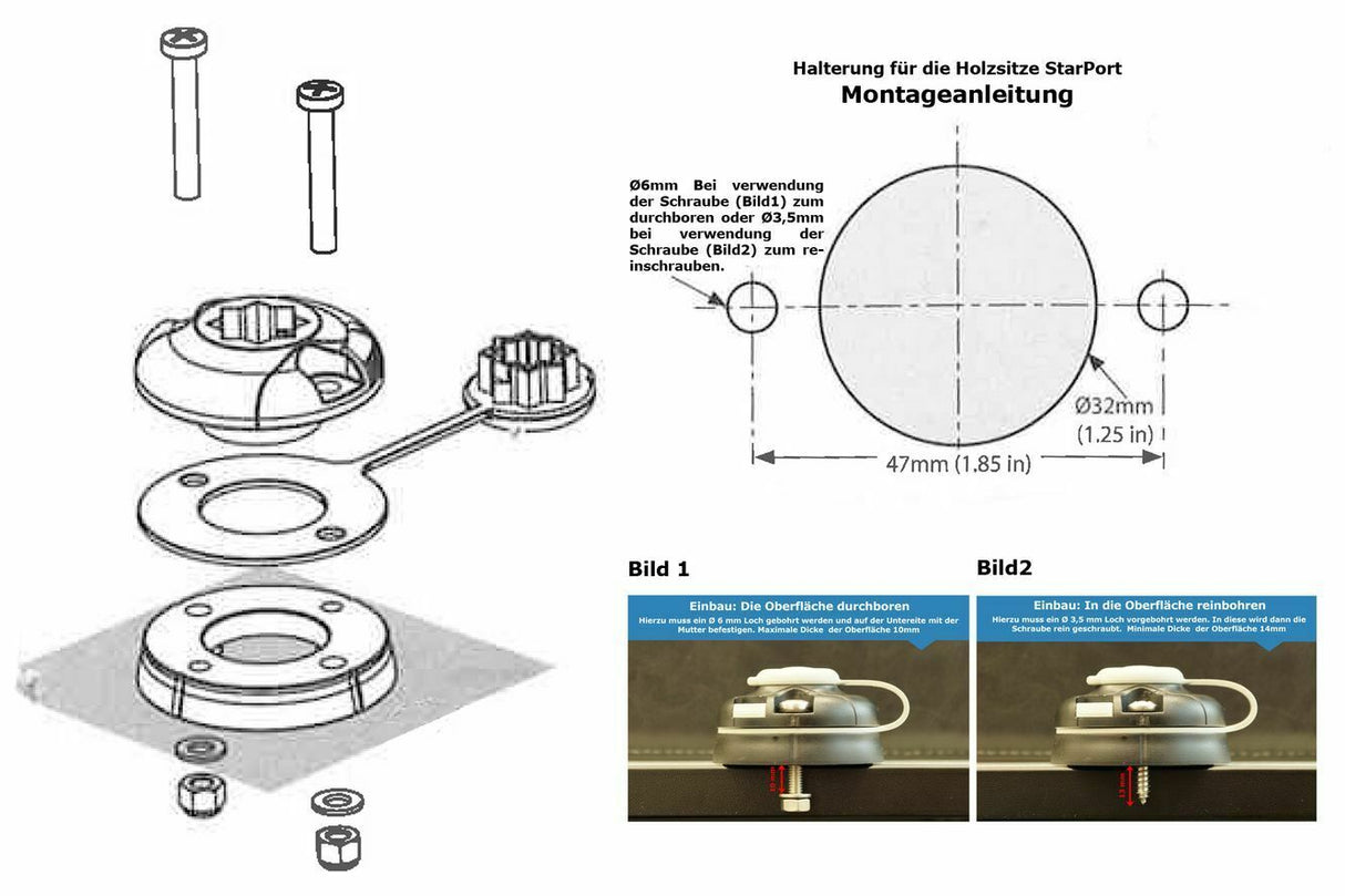 Railblaza Starport Nero - Mounting Per Barca Cod.03-4015-11