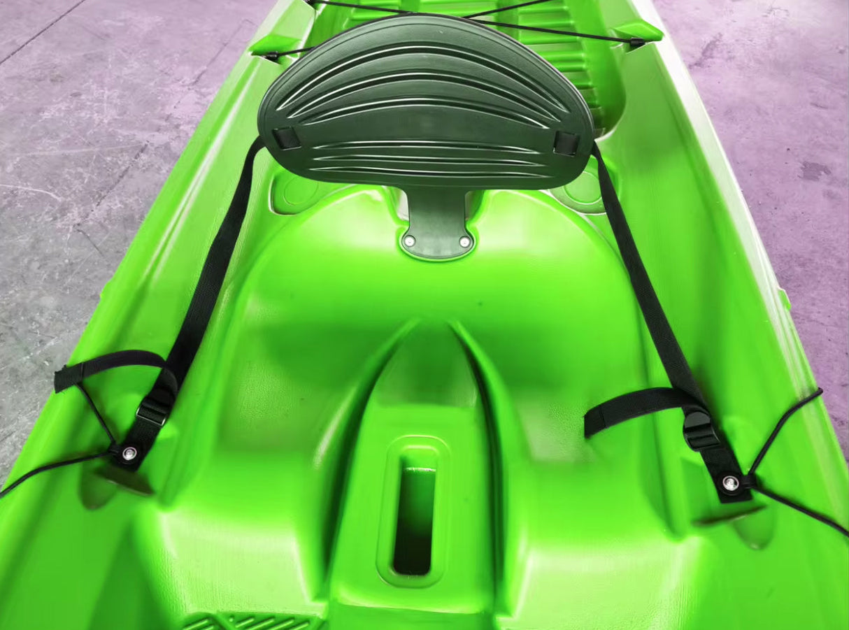 kayak fishing canoa GIL 2.0 Big Mama Kayak canoa monoposto da 254 cm + 2 p.canne interni + seggiolino + pagaia - Arancio