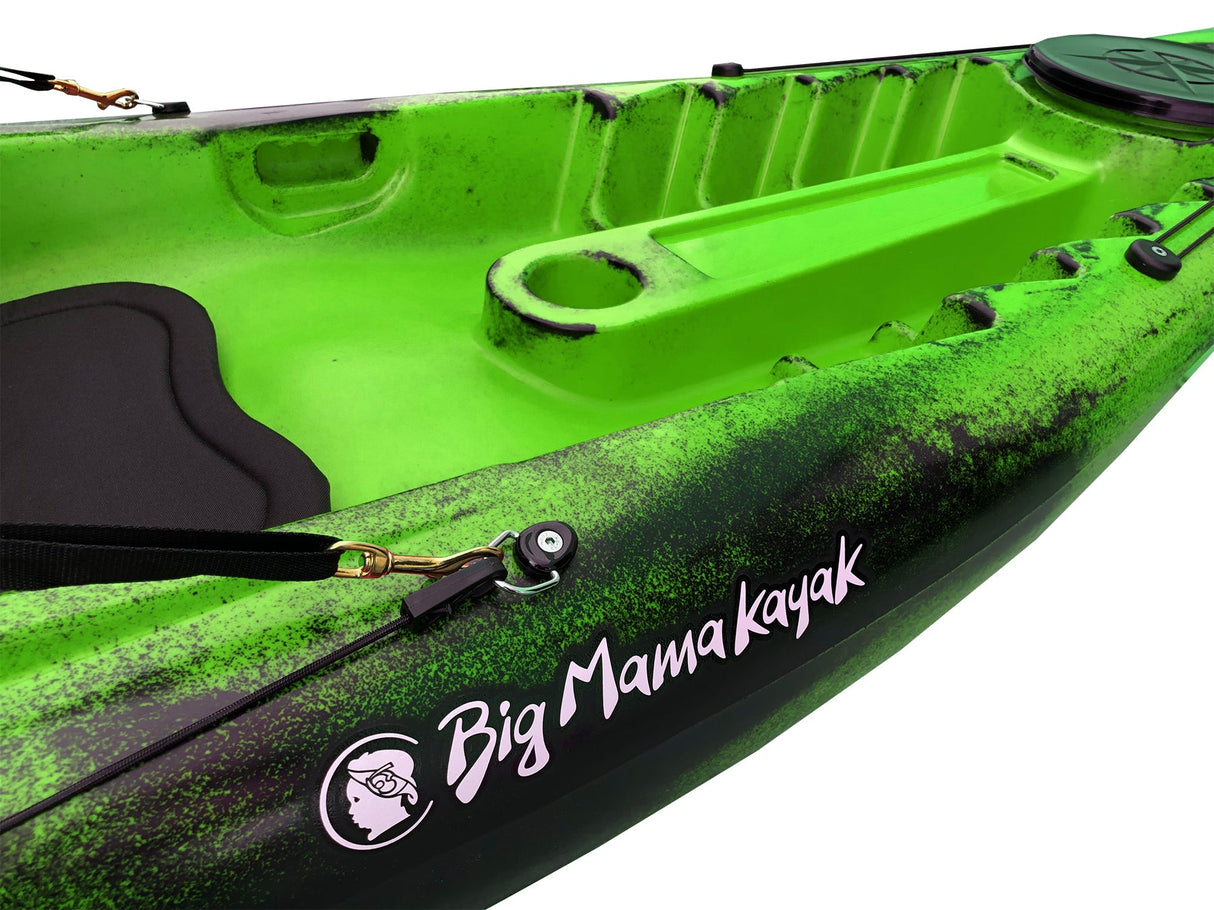Kayak posto singolo Privat 2.0 Limited edition Big Mama Kayak canoa 295 cm + 2 gavoni + 1 seggiolino (PACK 2) - verde