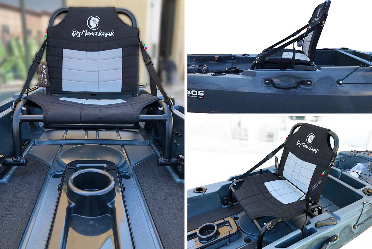 Sedile Rialzato Per Triken 405 - In Alluminio Tubolare Da 25 Mm - Tessuto In Cordura - Interamente Made In Italy