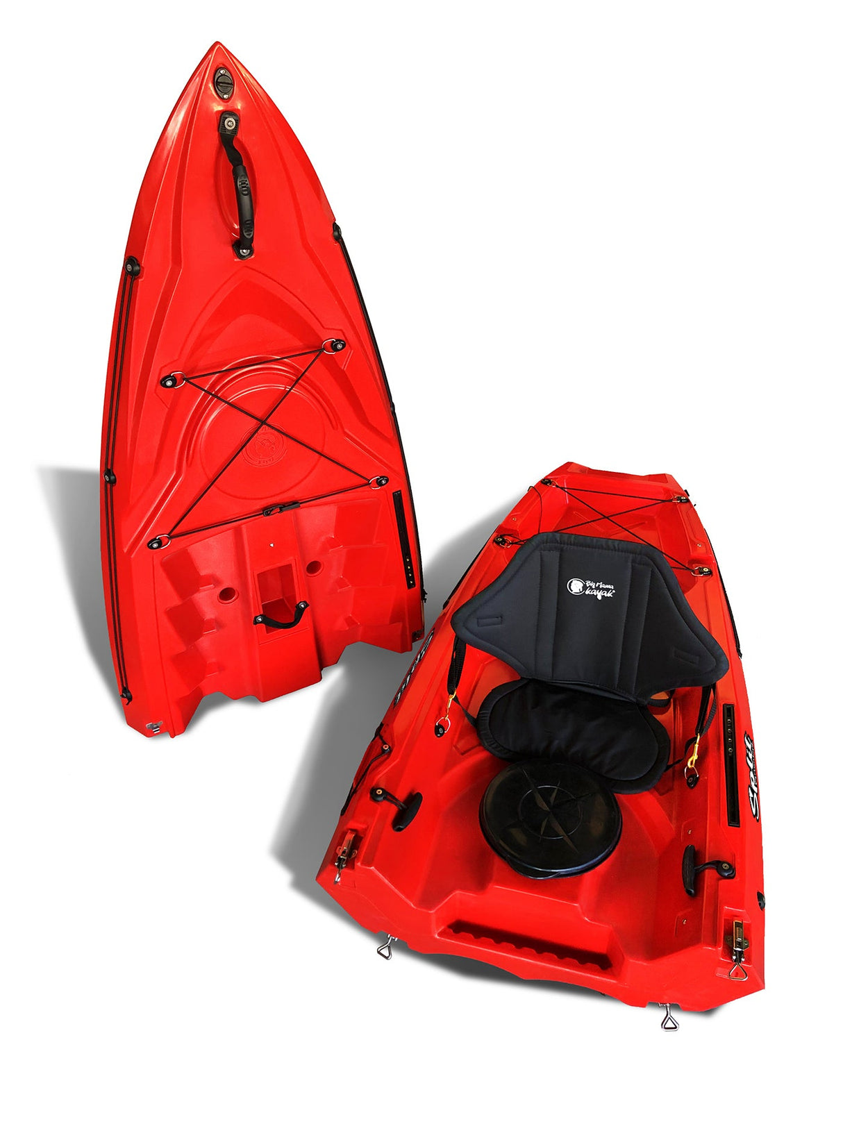 Kayak divisibile modello Split 1 Big Mama Kayak, canoa modulare, si monta in 30 secondi ( rosso )
