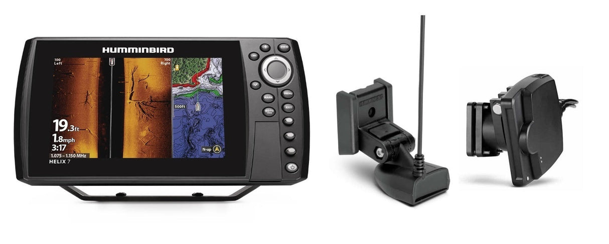 PACK composto da Humminbird Helix 7 CHIRP MSI GPS G4N include trasduttore da poppa DS, MDI & MSI cod.JH-H7-650 + TRASDUTTORE MEGA LIVE IMAGING
