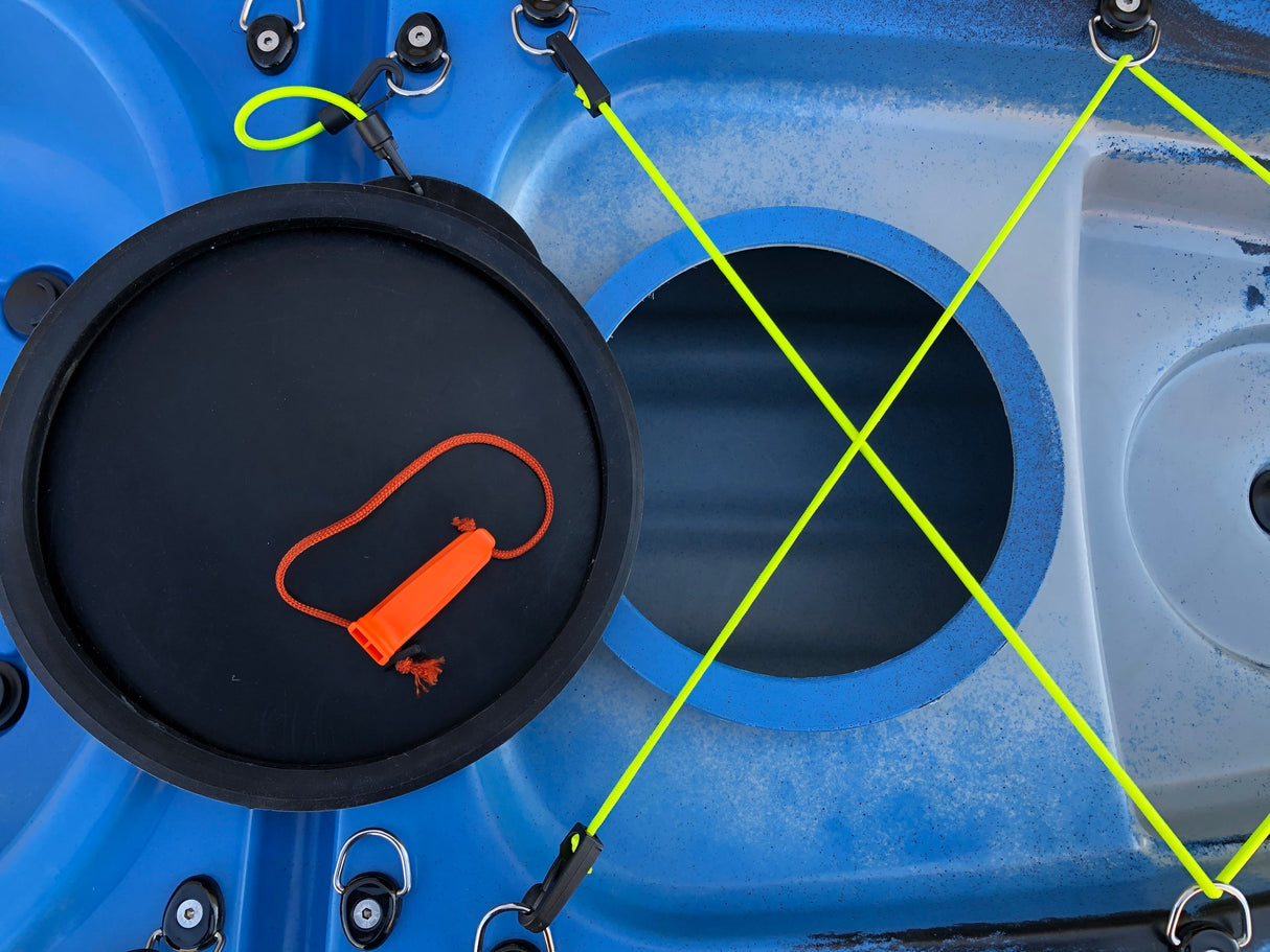 Canoa 1 posto singolo acquaprima limited edition Big Mama Kayak, monoposto 310 cm + 2 gavone + 1 pagaia in omaggio (pack 1) NO sedile - snake blu