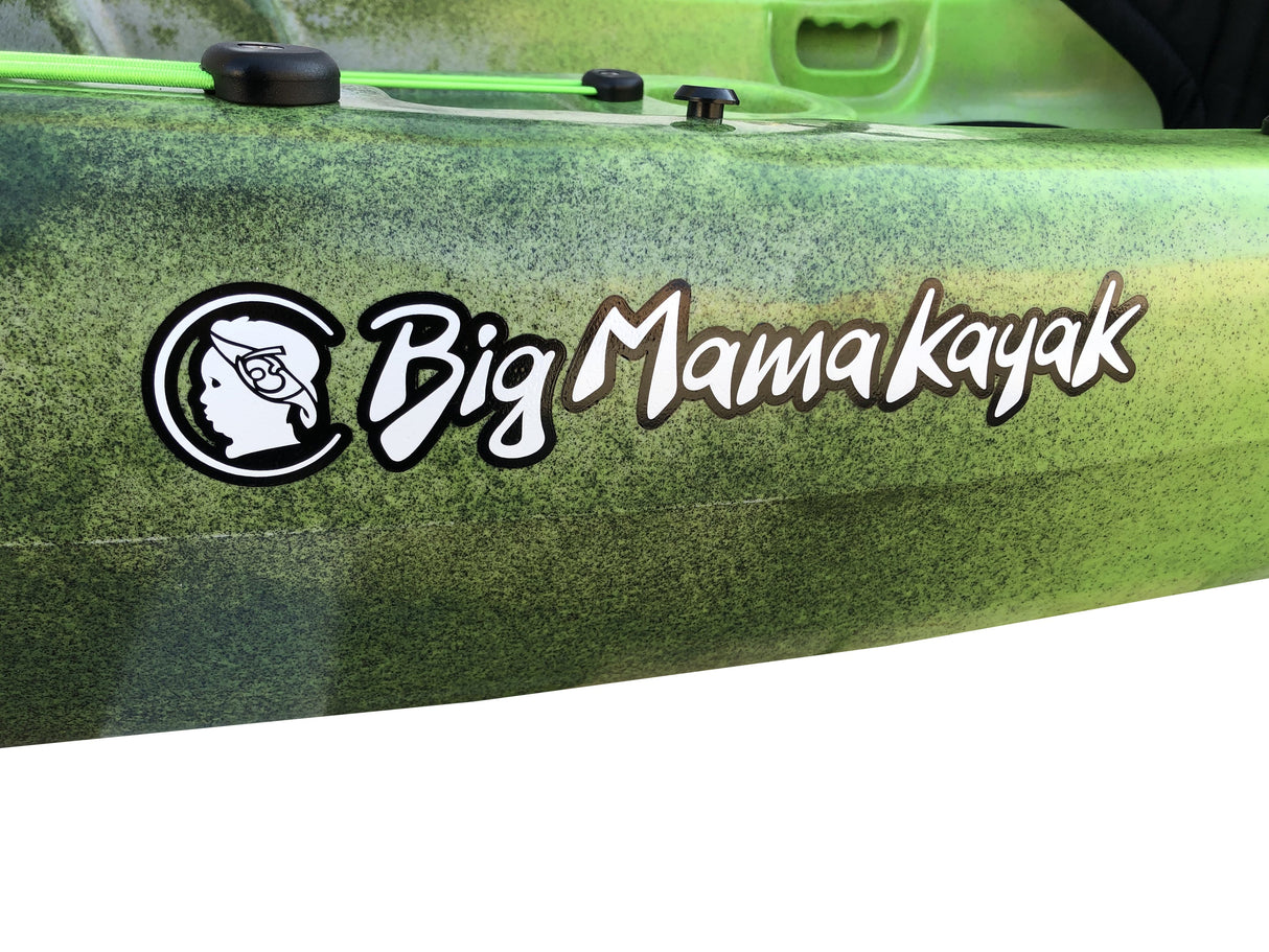 Canoa 1 posto singolo acquaprima limited edition Big Mama Kayak, monoposto 310 cm + 2 gavone + 1 pagaia + 1 seggiolino (full pack) - snake green