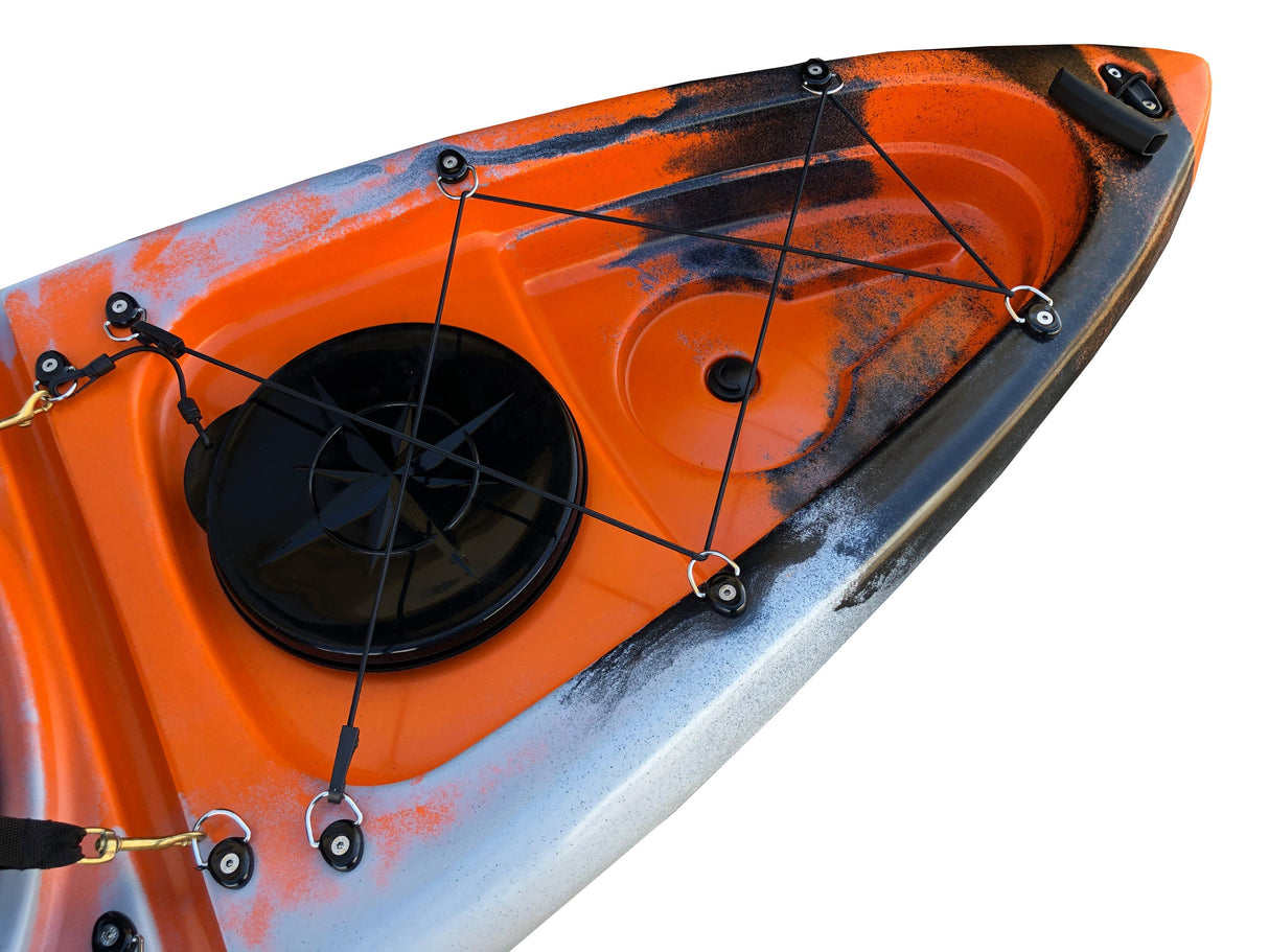 Canoa monoposto acquaprima limited edition Big Mama Kayak 310 cm + 2 gavone + 1 seggiolino (pack 2) - snake arancione
