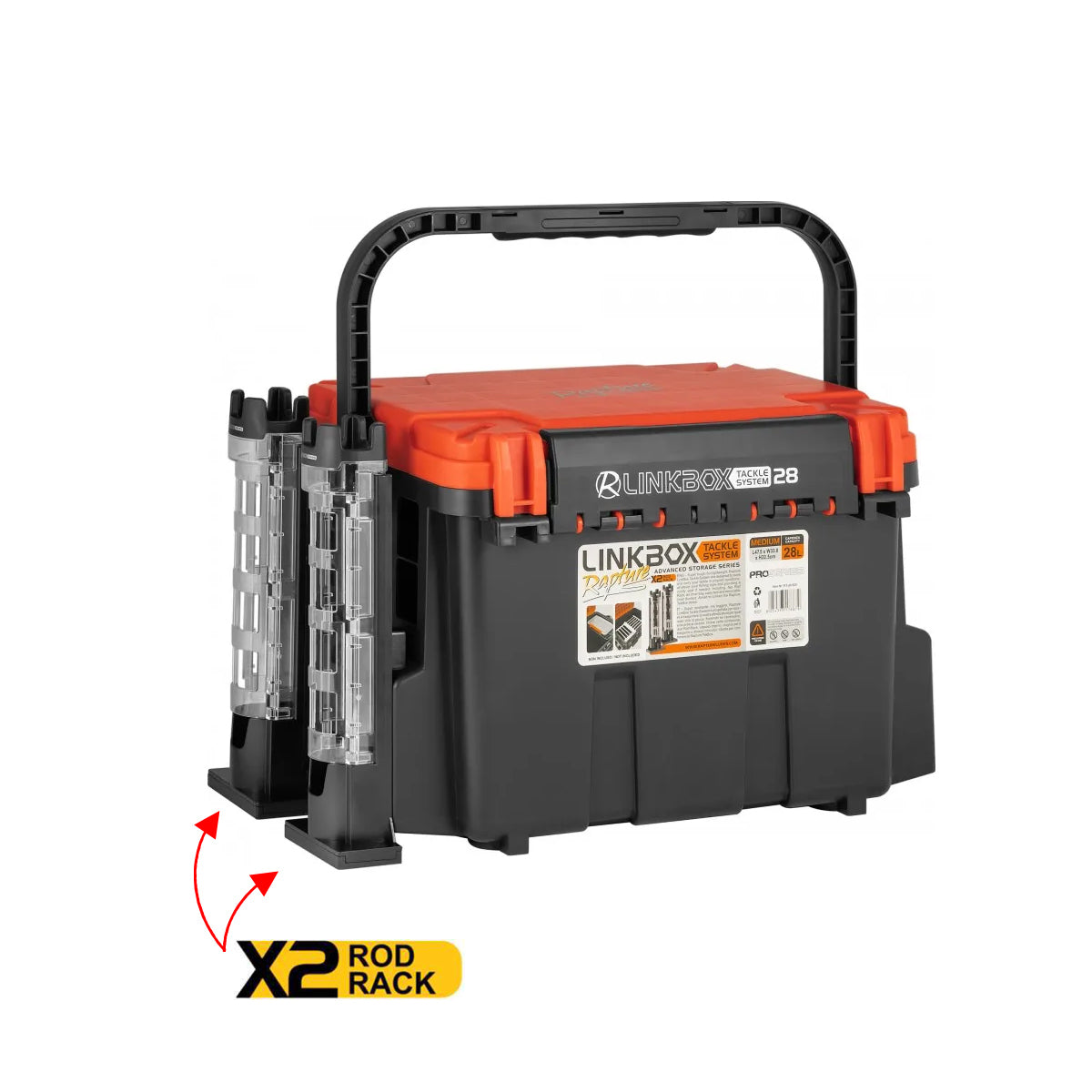 Valigetta porta accessori linkbox 28 litri tackle system - rapture - pro series