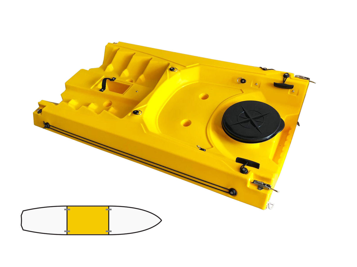 modulo centrale per kayak Split Big Mama Kayak colore ( giallo)