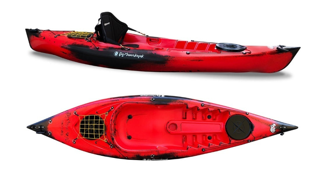 Kayak monoposto privat 2.0 limited edition big mama kayak - canoa da 295 cm + 2 gavoni + 1 seggiolino (pack 2)