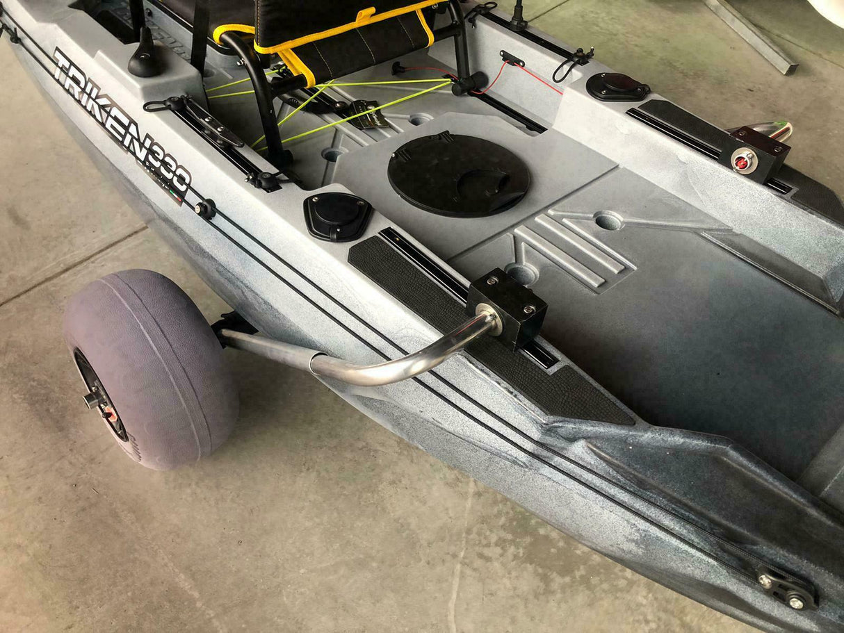 telaio per carrello retrattile integrabile per Triken 330 e 380 Big Mama Kayak senza ruote