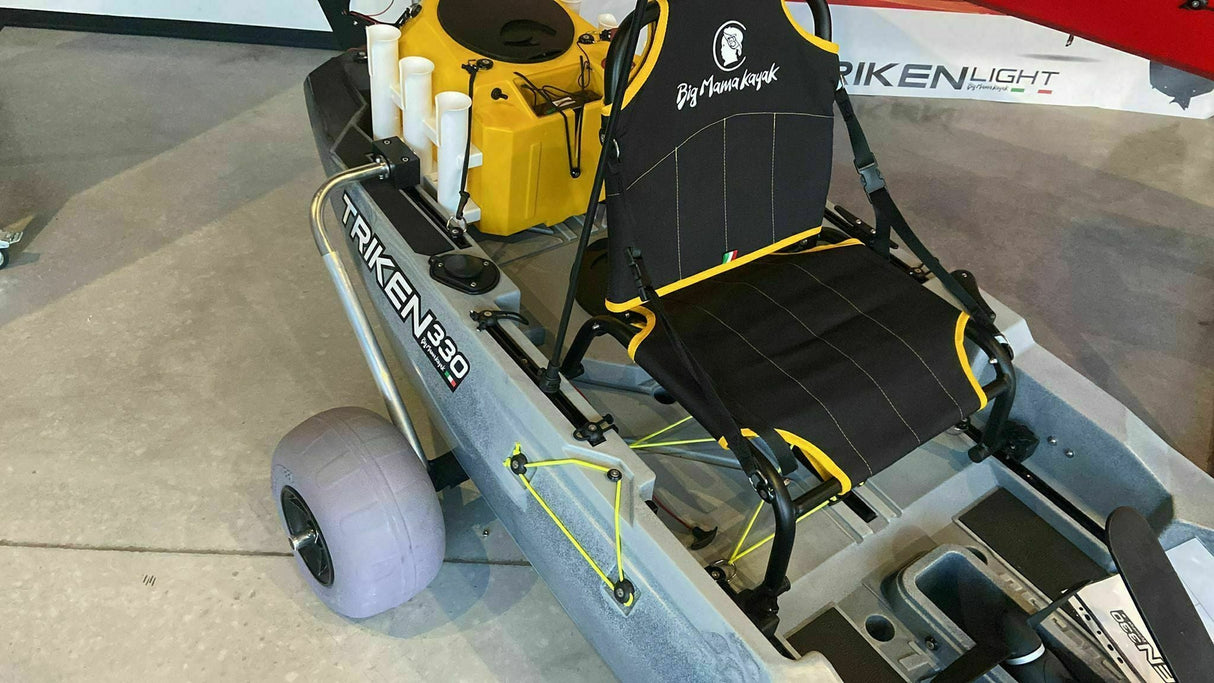 telaio per carrello retrattile integrabile per Triken 330 e 380 Big Mama Kayak senza ruote