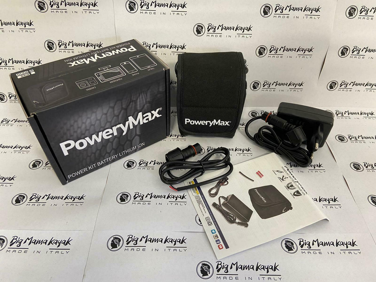 kit batteria lithio PX 10 - Powery Max da 10 A, incluso caricabatteria