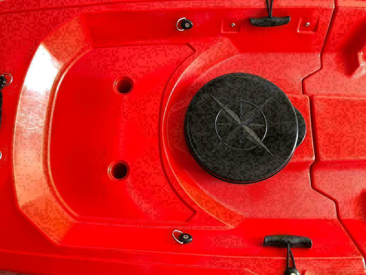 kayak divisibile Split 1 Fishing Big Mama Kayak, canoa modulare, si monta in 30 secondi, con 2 portacanne (giallo)