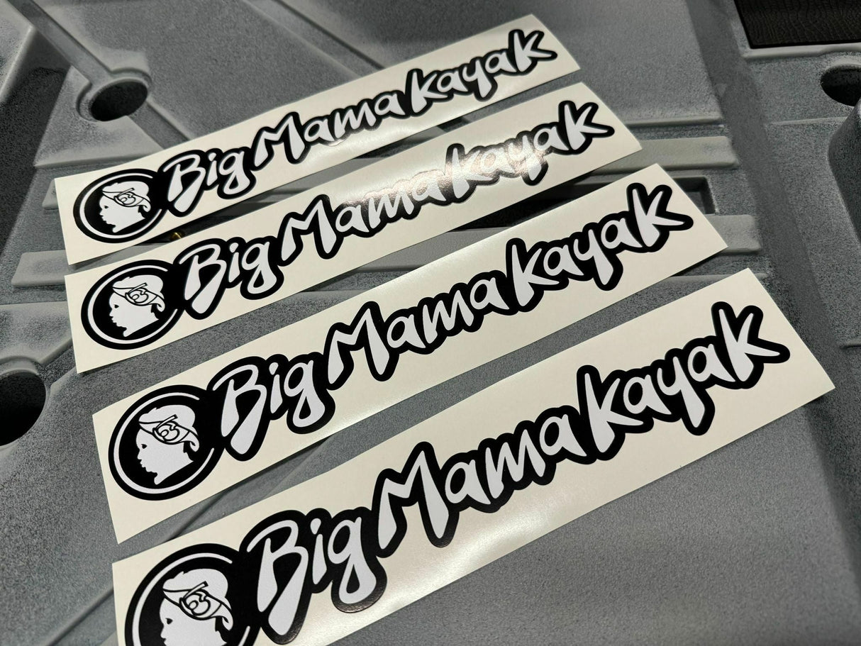 set 4 adesivi Big Mama kayak