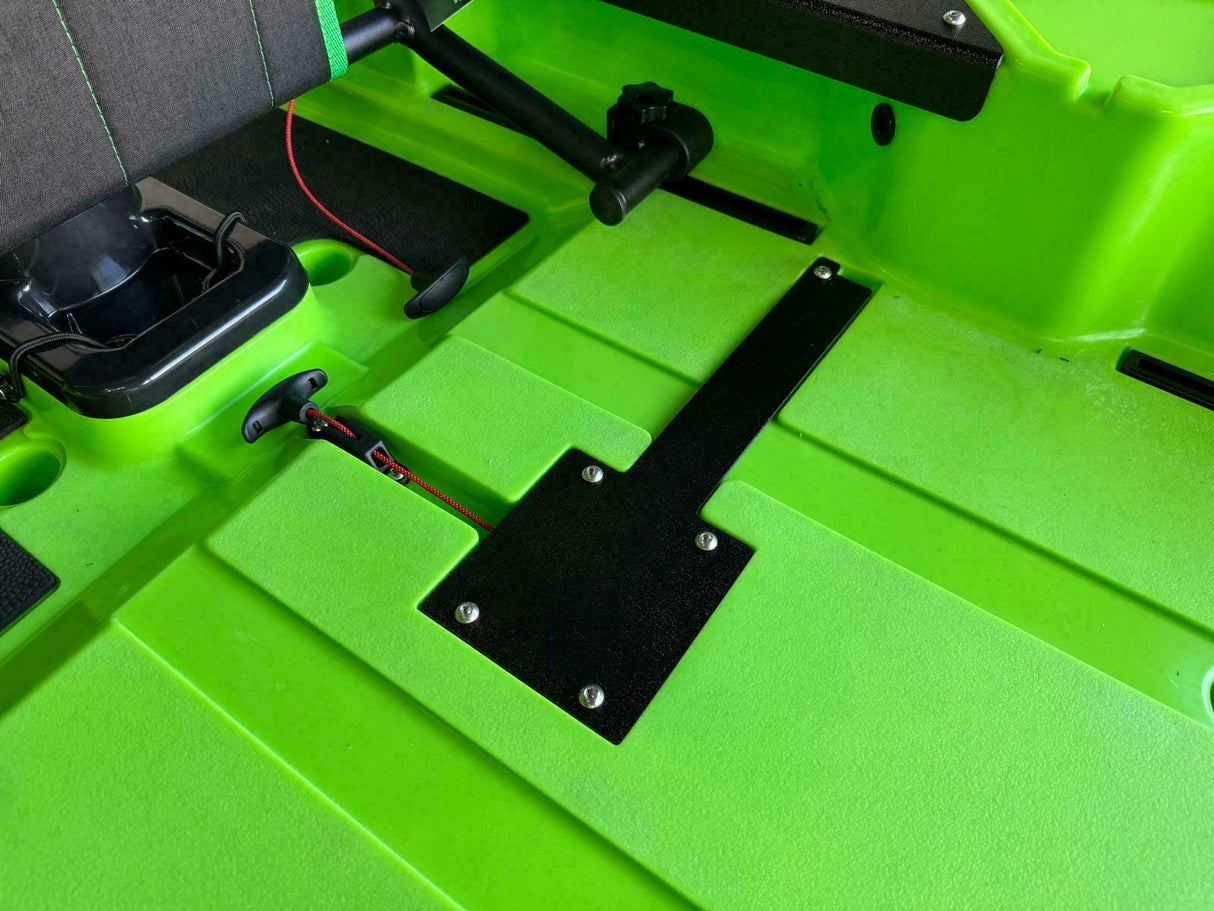 Big Mama Kayak a pedali triken 380 + garmin striker vivid 7sv ecoscandaglio + trasduttore + kit braccetto display