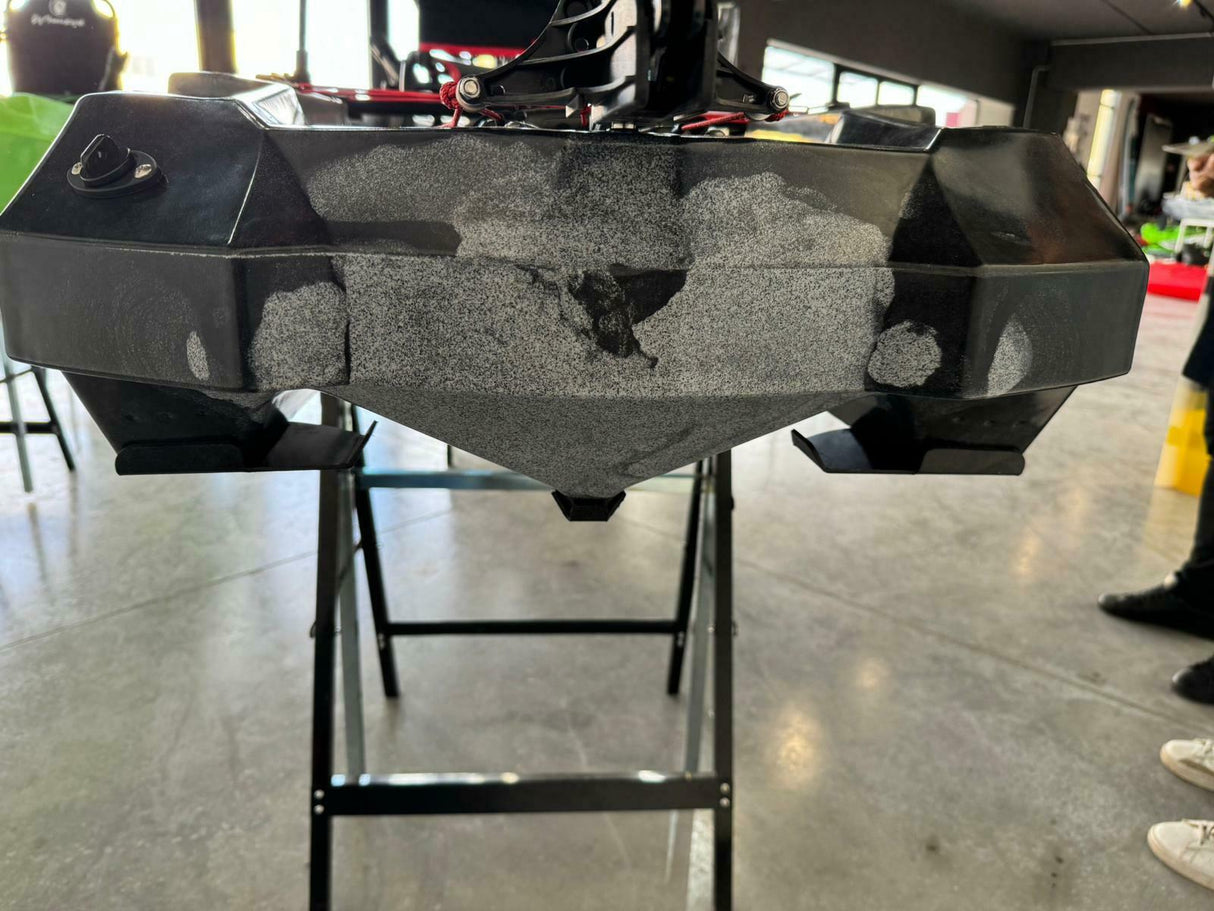 Big Mama Kayak a pedali triken 380 + garmin striker vivid 7cv ecoscandaglio + trasduttore + kit braccetto display