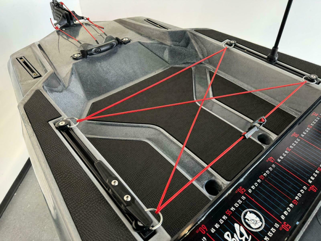 Big Mama Kayak a pedali triken 380 + garmin striker vivid 7sv ecoscandaglio + trasduttore + kit braccetto display