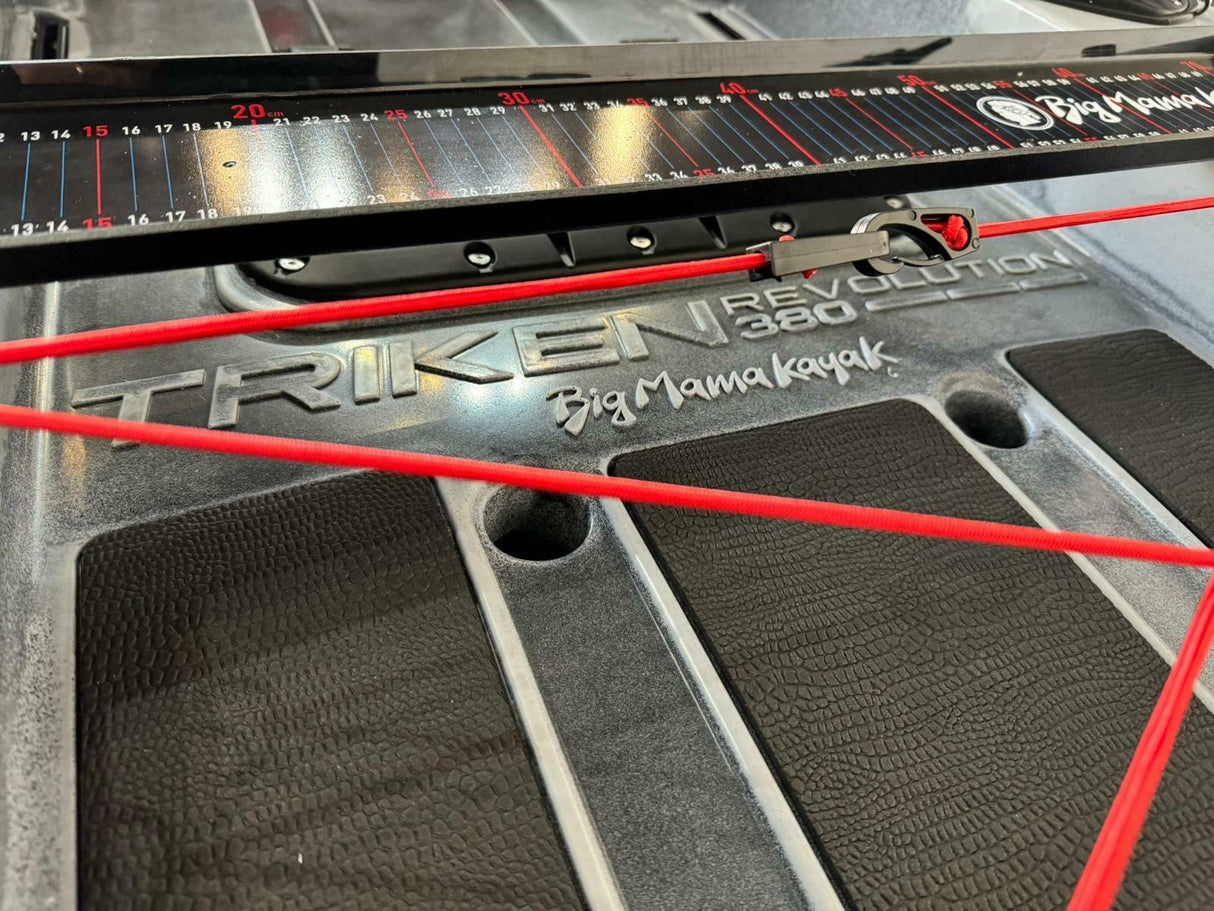 Big Mama Kayak a pedali triken 380 + garmin striker vivid 7cv ecoscandaglio + trasduttore + kit braccetto display