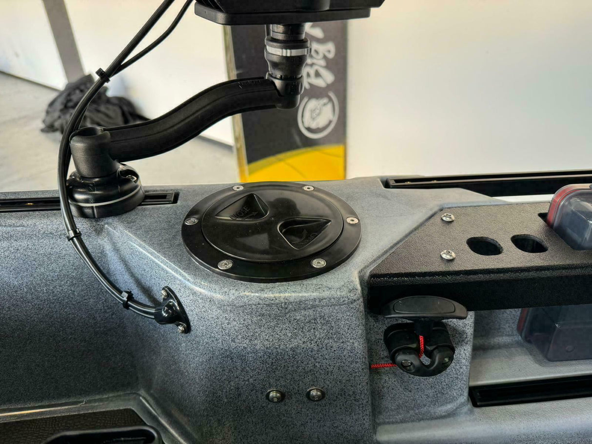 Big Mama Kayak a pedali triken 380 + motore di prua Haswing Cayman 55LB cod. HSW50743