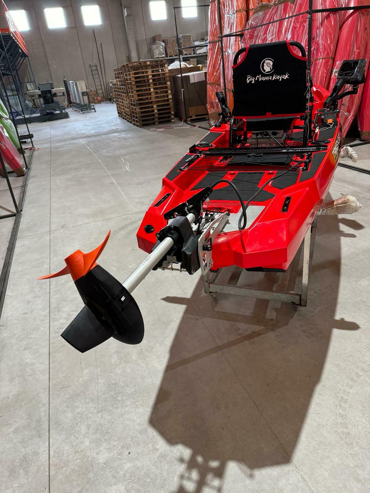 Big Mama Kayak a pedali Triken 380 + motore torqeedo 403ac + gruppo pedali