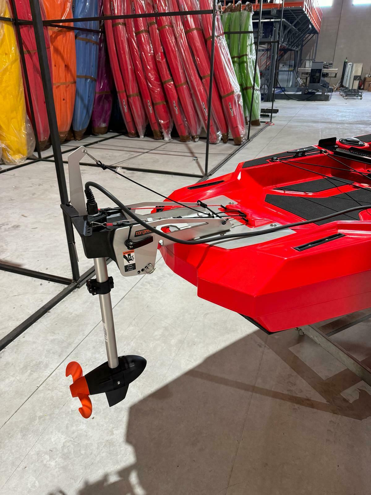 Big Mama Kayak a pedali Triken 380 + motore torqeedo 403ac + gruppo pedali