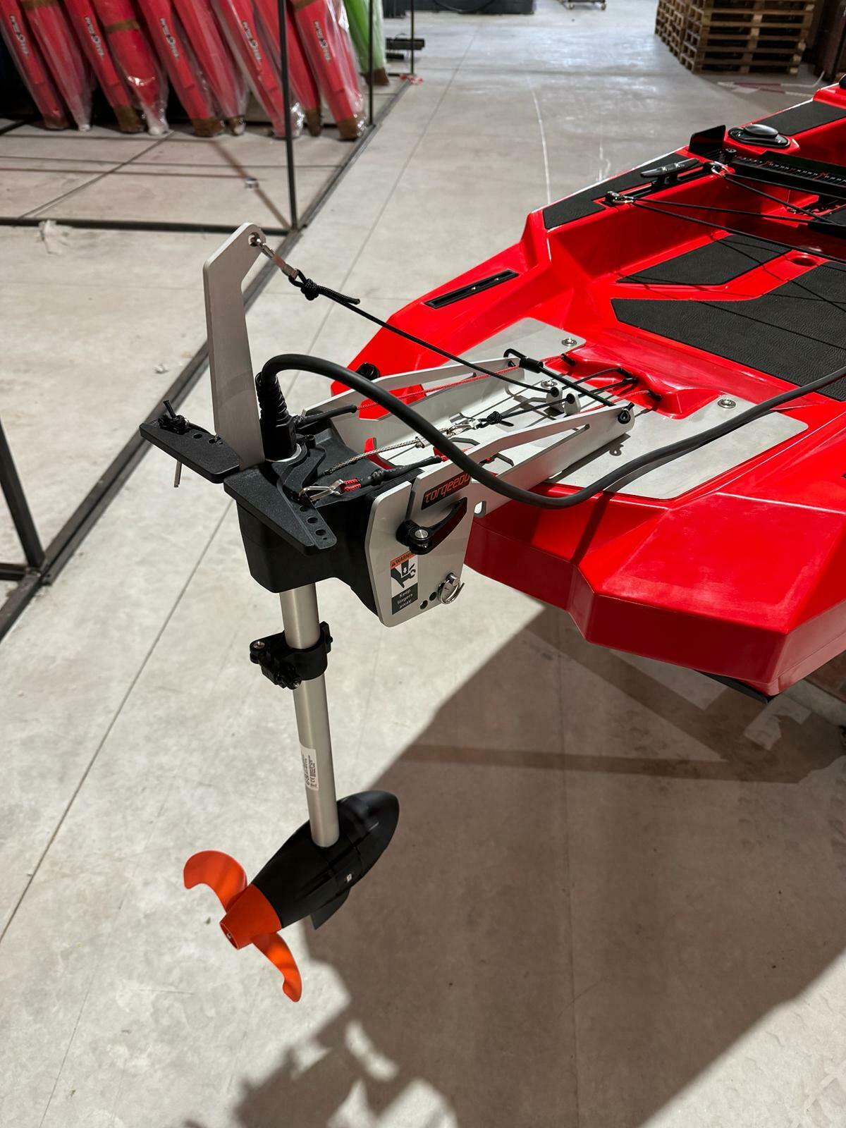 Big Mama Kayak a pedali Triken 380 + motore torqeedo 403ac + gruppo pedali