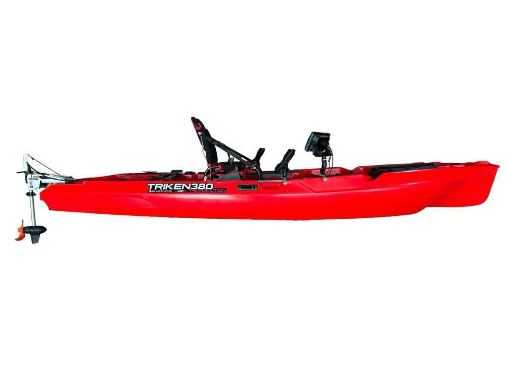 Big Mama Kayak a pedali Triken 380 + motore torqeedo 403ac + gruppo pedali