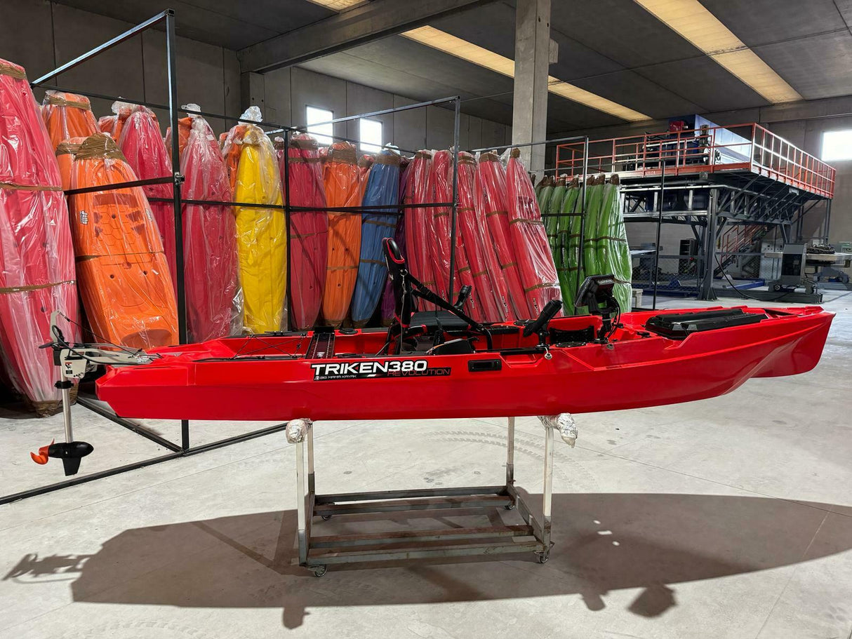 Big Mama Kayak a pedali Triken 380 + motore torqeedo 403ac + gruppo pedali