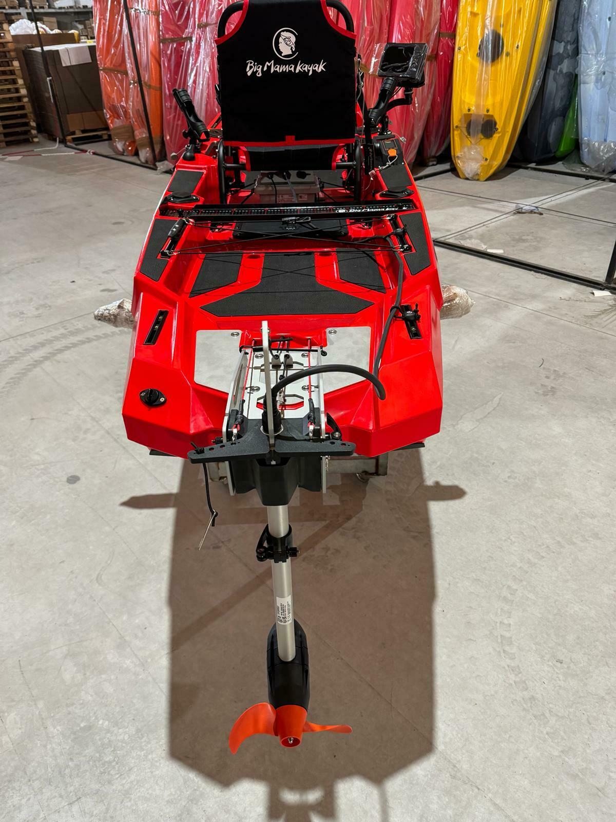 Big Mama Kayak a pedali Triken 380 + motore torqeedo 403ac + gruppo pedali