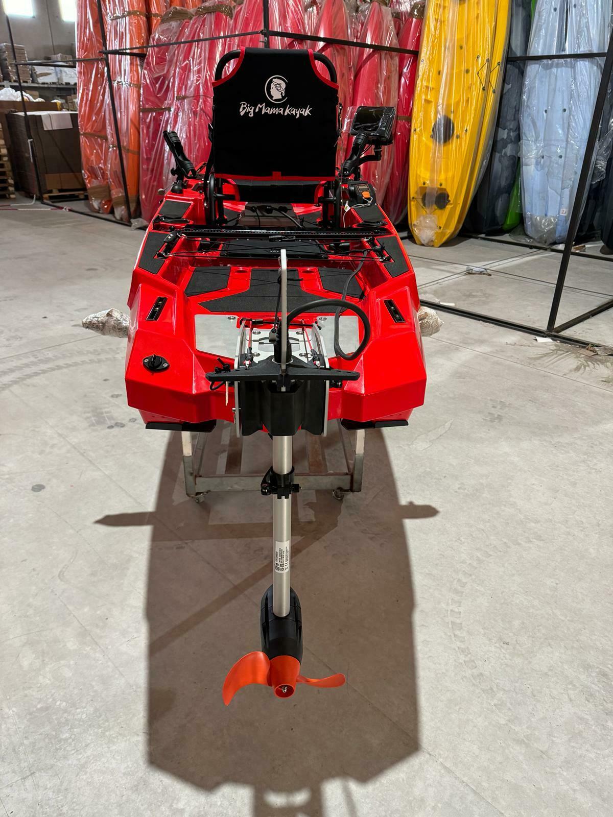 Big Mama Kayak a pedali Triken 380 + motore torqeedo 403ac + gruppo pedali