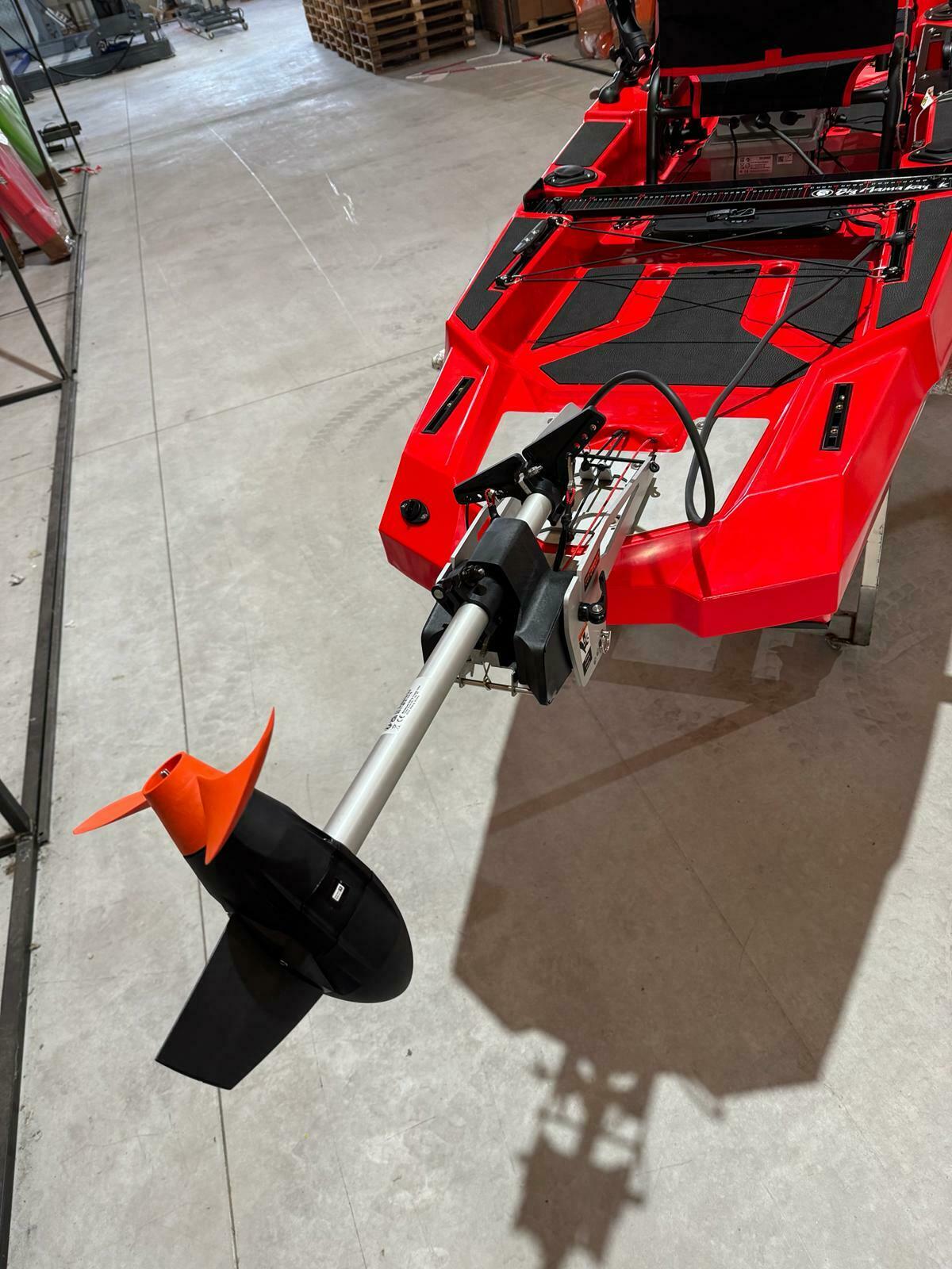 Big Mama Kayak a pedali Triken 380 + motore torqeedo 403ac + gruppo pedali