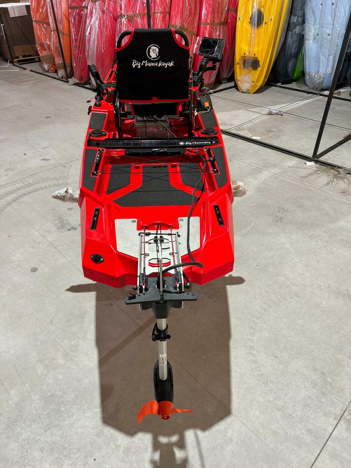 Big Mama Kayak a pedali Triken 380 + motore torqeedo 403ac + gruppo pedali