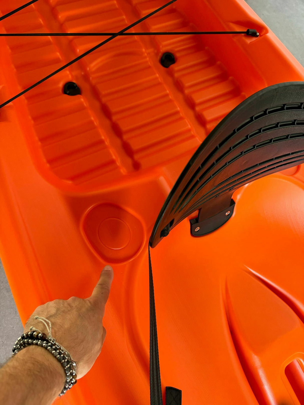 canoa monoposto GIL 2.0 Big Mama START - kayak da 254 cm + seggiolino + pagaia - verde