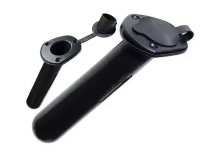 Portacanna Ad Incasso Nero Diametro Foro 40 Mm Con Tappo Cod.142257