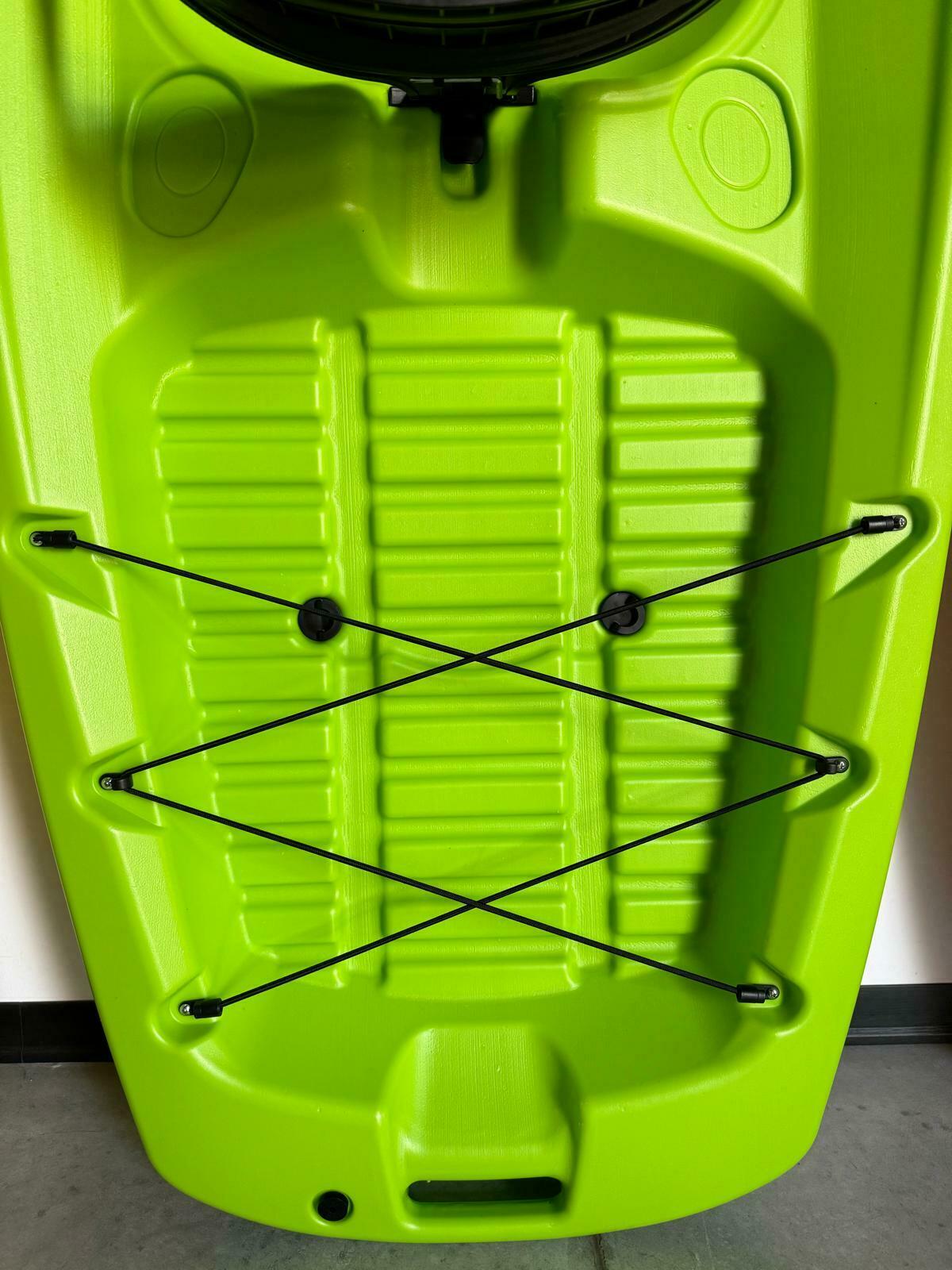 canoa monoposto GIL 2.0 Big Mama START - kayak da 254 cm + seggiolino + pagaia - verde