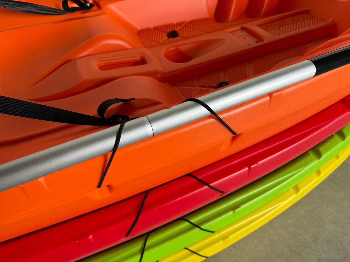 GIL 2.0 Big Mama Kayak - kayak monoposto da 254 cm + seggiolino + pagaia + gilet salvagente