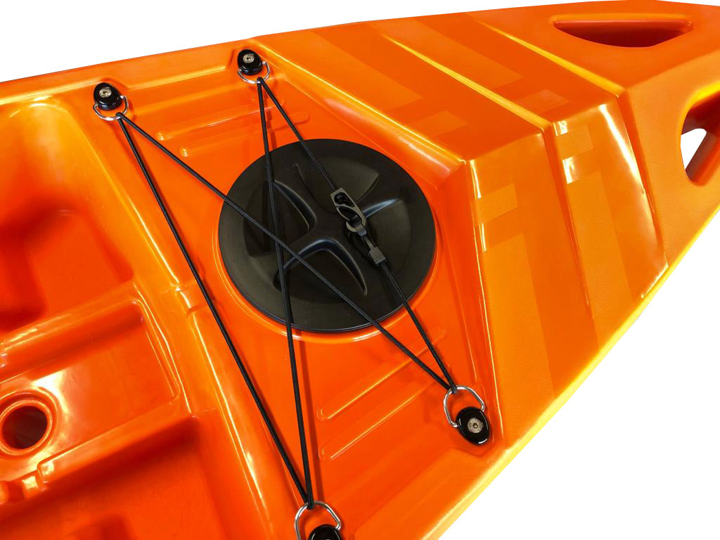 Canoa monoposto skippy 2.0 expedition big mama kayak 305 cm con 1 posto adulto + 1 posto bambino + 1 pagaia (pack 1)