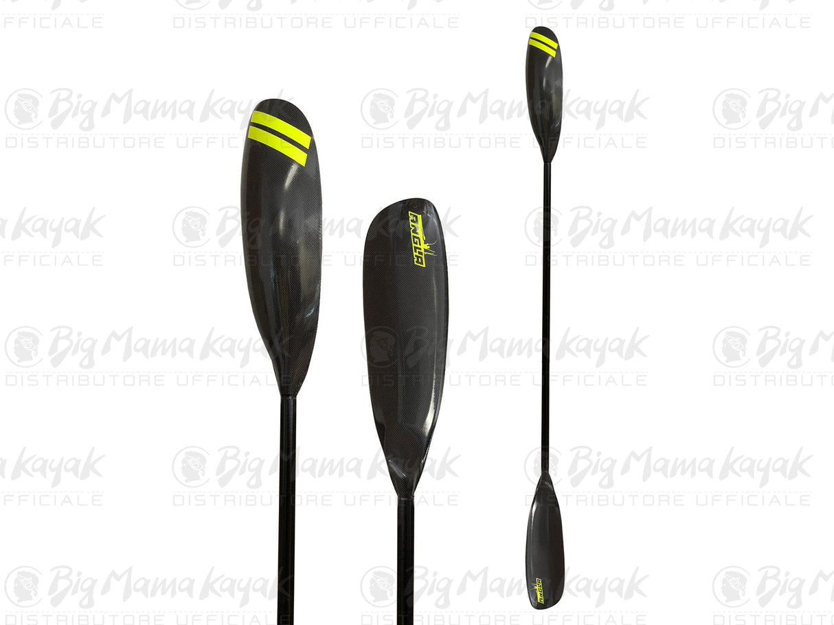 Pagaia Stealth Angla Straight Shaft (intera) Pagaia in carbonio - peso 880 grammi