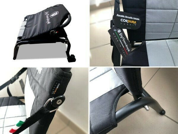 Sedile Rialzato Per Triken 405 - In Alluminio Tubolare Da 25 Mm - Tessuto In Cordura - Interamente Made In Italy