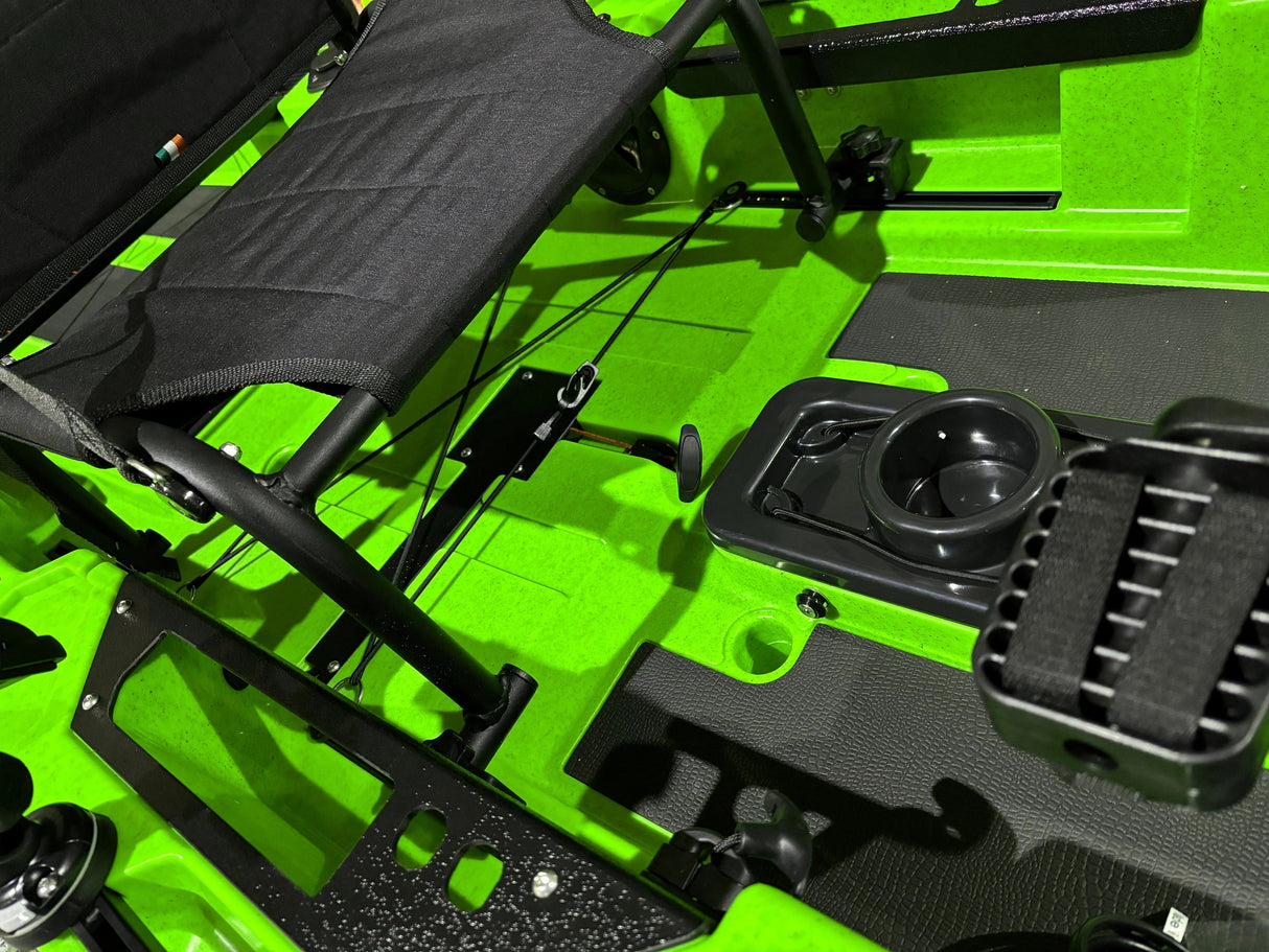 BIG MAMA KAYAK A PEDALI TRIKEN 380 Revolution + motore elettrico HASWING GENIUS 55 LG + SUPPORTO CENTRALE + PEDALIERA