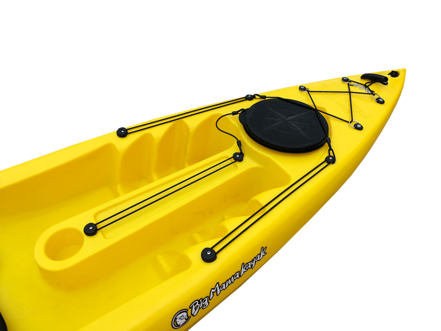 ACQUAPRIMA FISHING BIG MAMA KAYAK - CANOA MONOPOSTO DA 310 CM + 2 GAVONE + 3 PORTACANNA + 1 SEGGIOLINO + 1 PAGAIA (FULL PACK)