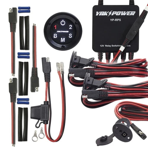 YP-RP5CS3 Centralina 5 uscite per sistemi luci e collegamenti elettrici per kayak Yak-Power
