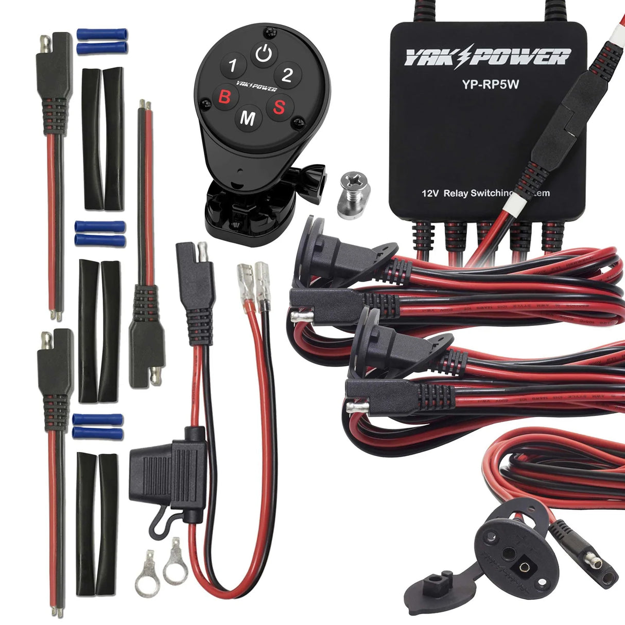 YP-RP5WCS3 – Centralina Wireless Professionale a 5 canali per impianto luci kayak YAK POWER