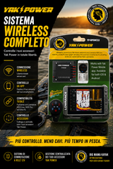 YP-RP5WCS3 – Centralina Wireless Professionale a 5 canali per impianto luci kayak YAK POWER