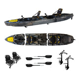 Triken 330 S FAMILY Kayak a pedali 2 posti divisibile Big Mama kayak ( 2 gruppi pedali)