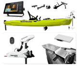 Big Mama Kayak a pedali  Triken 380 REV  + Motore Minn Kota TERROVA KAYAK MR 55lb, GPS SpotLock,Autopilota + Pulpito inox + Piastra sgancio rapido +xplore 9 Hummimbird