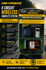 YAK POWER YP-RP8CS3  – Centralina Bluetooth a 8 canali per Kayak per impianto luci kayak