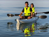 Big Mama Kayak Glass, Kayak Trasparente con oblò per guardare il fondale, incluso 2 pagaie,2 sedili, ruote, gavone Full pack